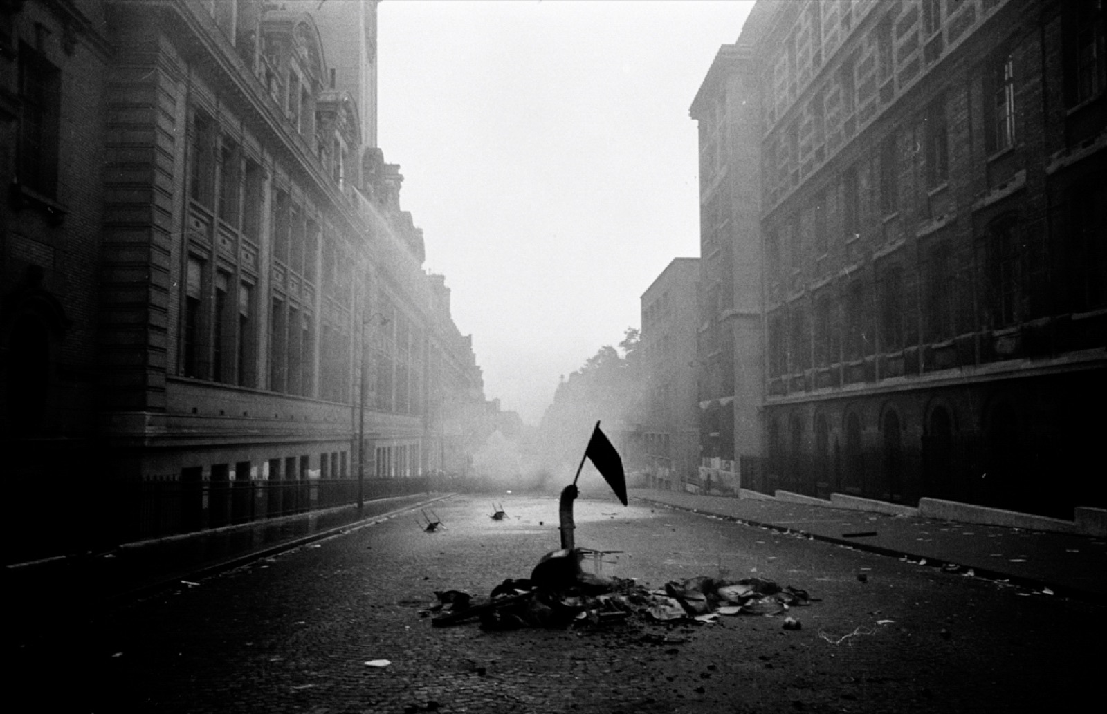 Mai 68. Rue Saint-Jacques, Paris, 10 juin 1968